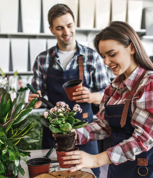 couple fleuriste